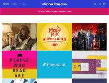 Tablet Screenshot of marilynchapman.com